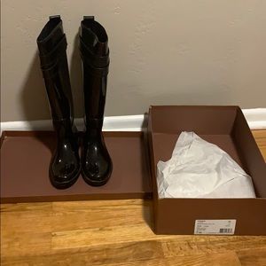 Coach rain boots